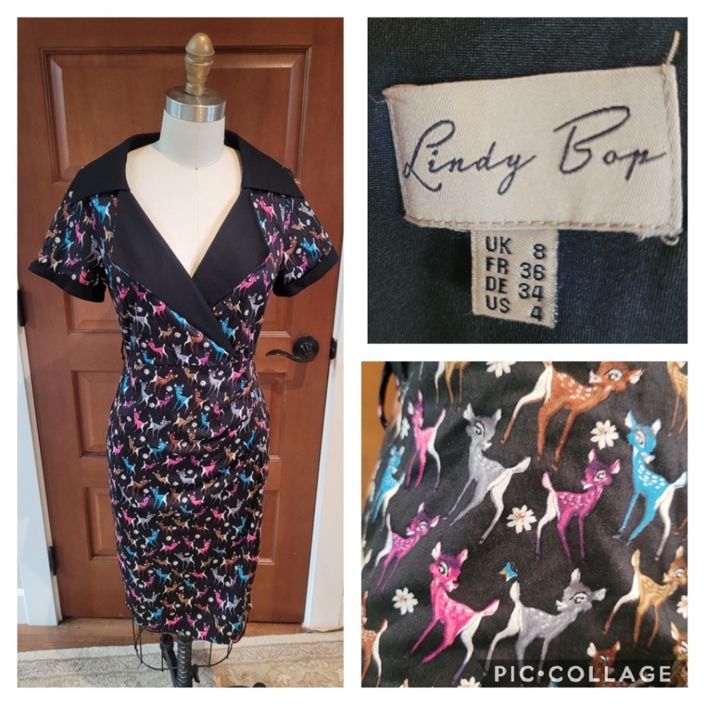 Lindy Bop-Cute Bambi Dress, Size 4